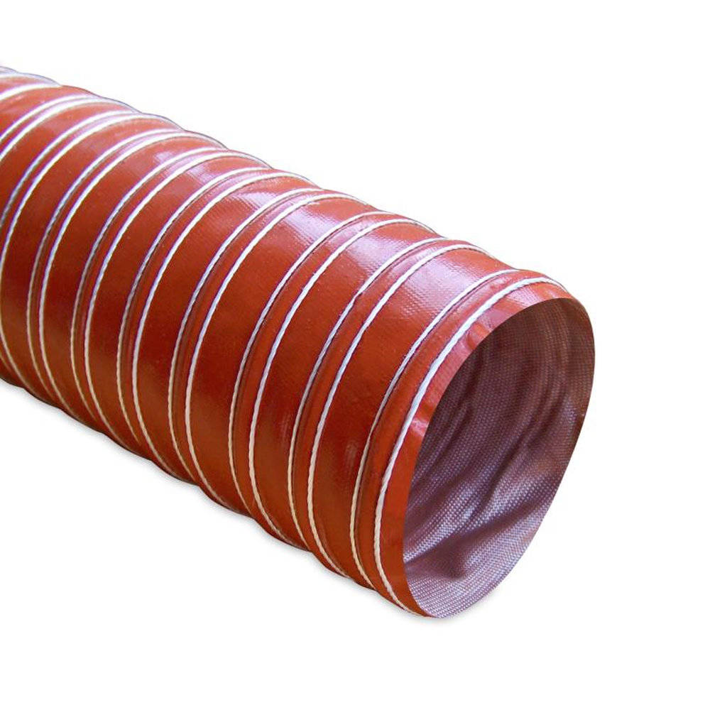 MISHIMOTO MMHOSE-D4 Heat Resistant Silicone Ducting, 4" x 12' Photo-0 