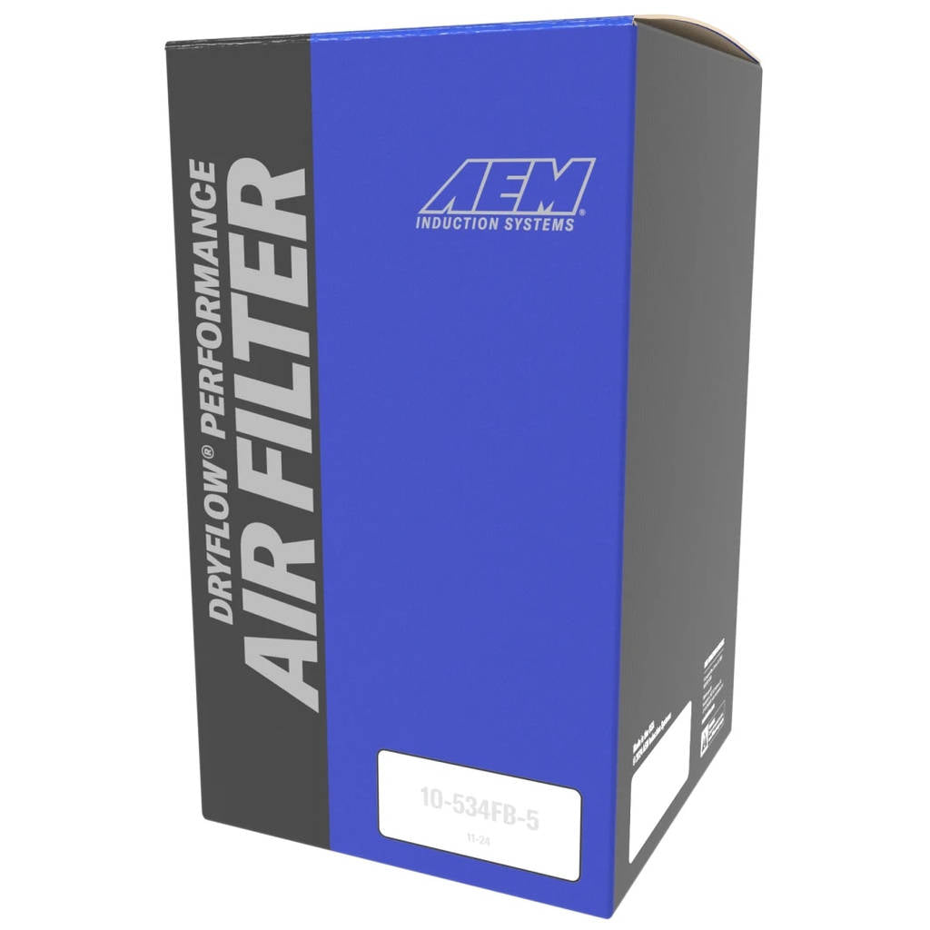 AEM 21-2058DK DryFlow Air Filter 4.00 X 7" DRY W / O HOLE Photo-3 