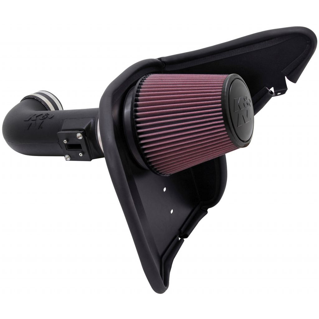 K&N 63-3074 Performance Air Intake System AIRCHARGER; CHEVROLET CAMARO SS 6.2L-V8, 2010-2014 Photo-0 