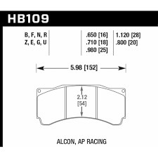 HAWK HB109Q.710 Brake Pads DTC-80 Photo-0 