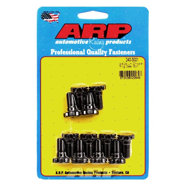 ARP 240-3001 Ring Gear Bolt Kit for Chrysler 7 1/4˝ & 8 3/4˝ (1972 & earlier) 0.390 grip. 12pt Photo-0 