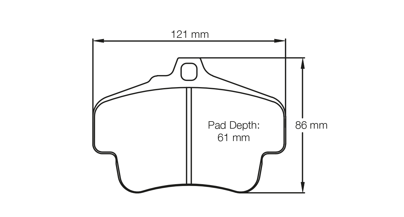 PAGID 2405-RS42 Rear brake pads RS42 for PORSCHE 718 Cayman T 982C (PCCB brakes) Photo-0 