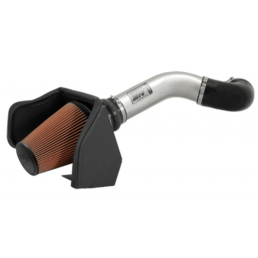 K&N 77-3021KP Performance Air Intake System PERF. INTAKE KIT; CHEV SILV, V8-4.8L/5.3L, 99-04; POLISH Photo-0 