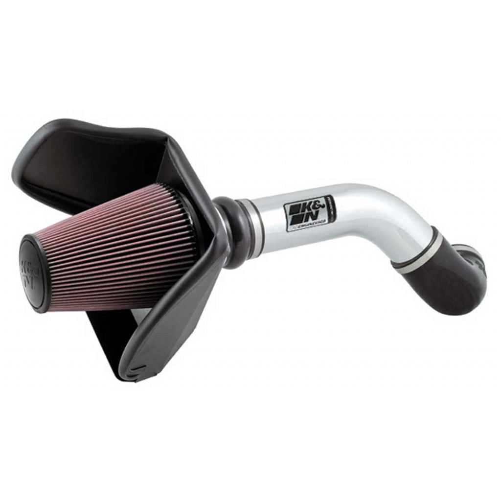 K&N 77-3023KP Performance Air Intake System PERF. INTAKE KIT; CHEV TAHOE/SUBURB, V8-4.8L/5.3L, 99-07; POLISH Photo-0 