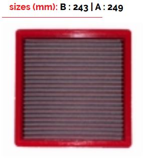 BMC FB197/08 AIR FILTER 243X249 Photo-0 