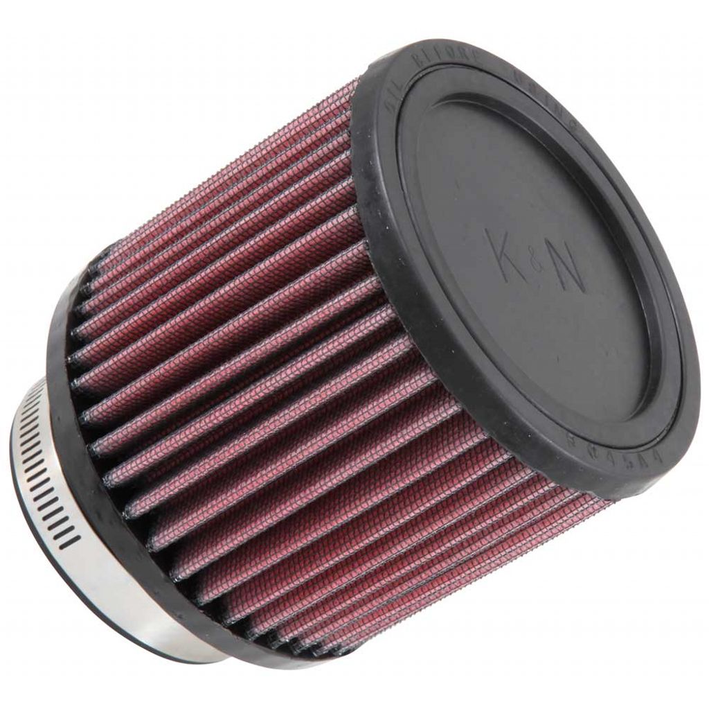 K&N RB-0900 UNIVERSAL Clamp-On Air Filter 3" 5 DEG FLG, 4-5/16"OD, 4"H Photo-0 