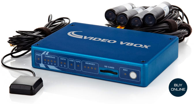 RACELOGIC RLVD20P4PV Video VBOX Pro 20Hz GPS Data logger with VCI & 4 Camera (PAL) Video System Photo-0 