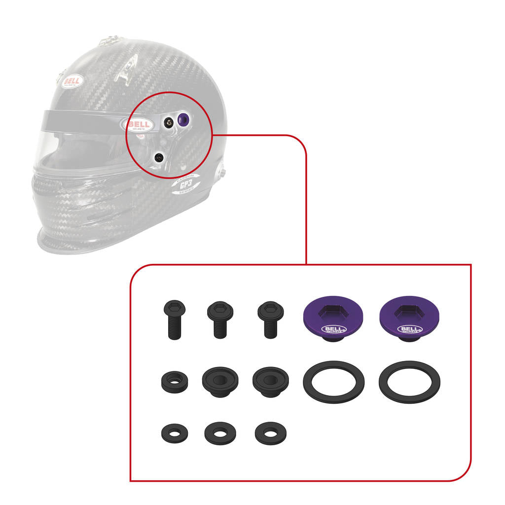 BELL 2020001 SV (SE03/SE05) Pivot kit & Screws, black Photo-5 