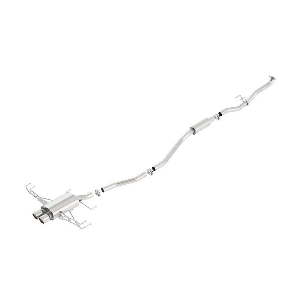 BORLA 140739 Exhaust system S-TYPE for CIVIC SPORT 16-17 1.5L AT / MT FWD HATCHBACK 4DR 2.25 TIP 3.5 RD X 6 Photo-0 