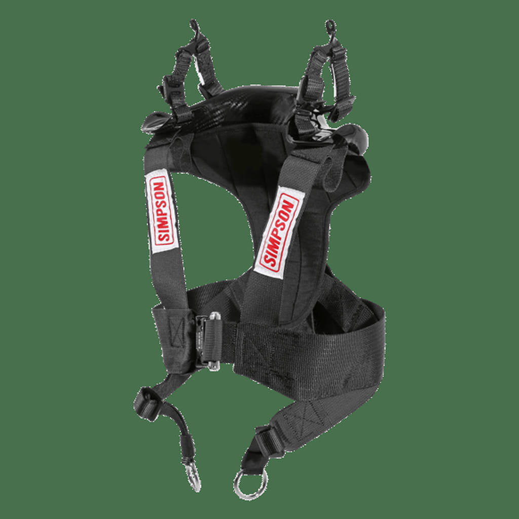 SIMPSON HYS.SML.11.M61 Neck restraint (FIA) HYBRID S, M61 Anchors (included), carbon, size SML Photo-1 