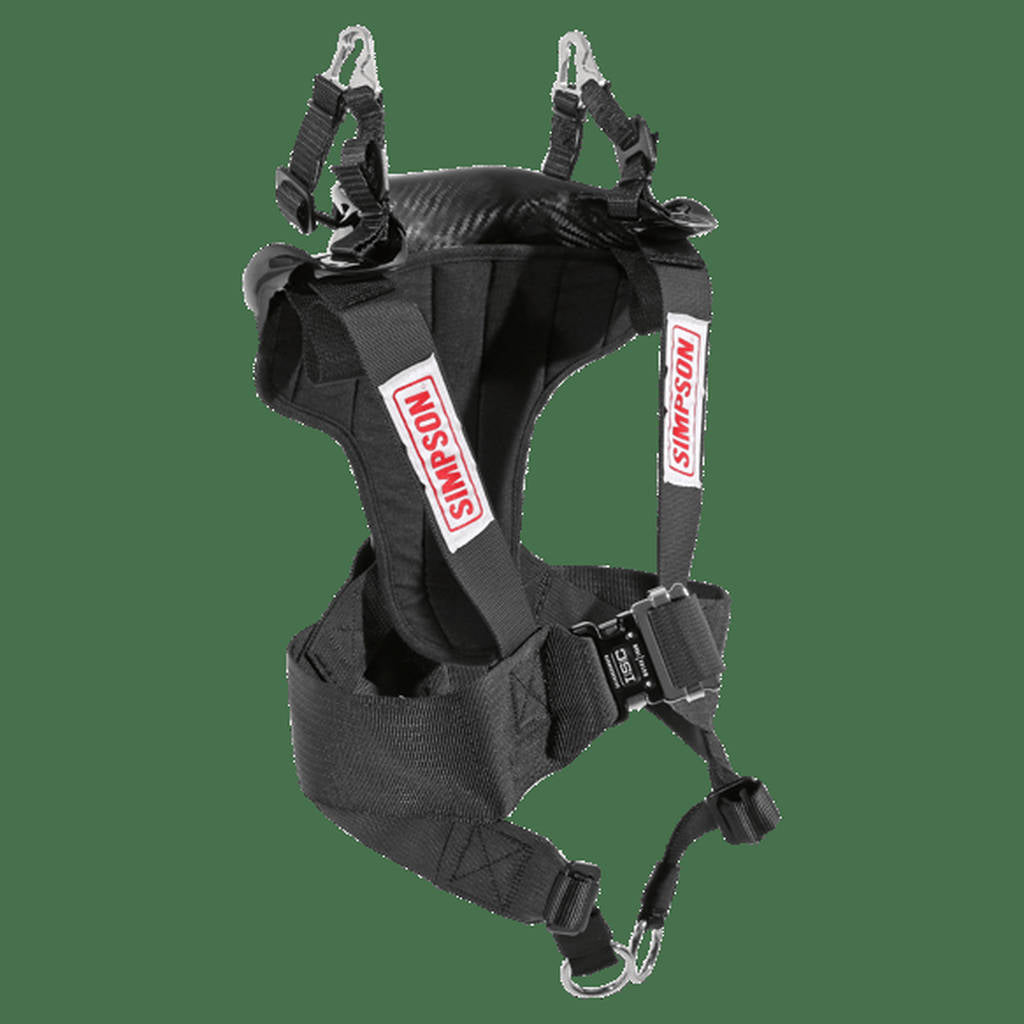 SIMPSON HYS.SML.11.PA Neck restraint (FIA) HYBRID S (post anchor HANS), carbon, size SML Photo-3 