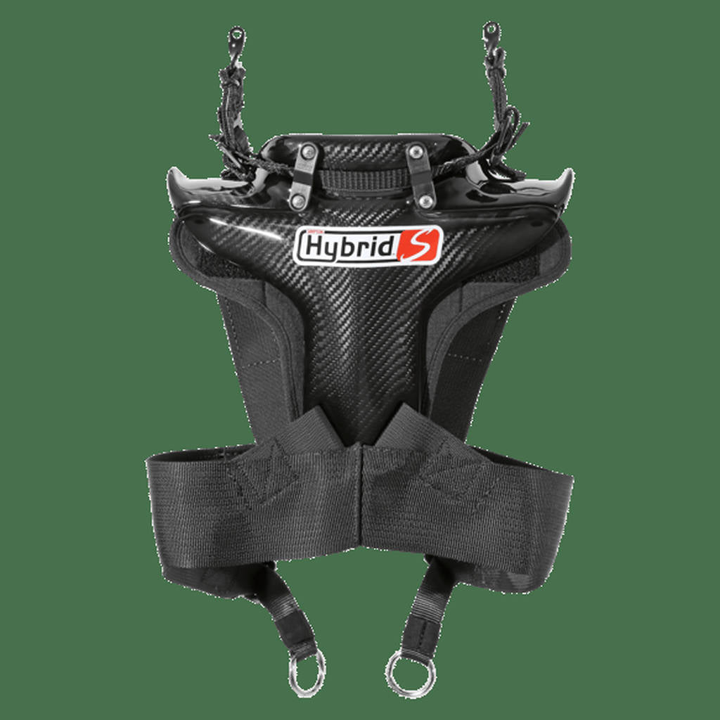 SIMPSON HYS.MED.11.M61 Neck restraint (FIA) HYBRID S, M61 Anchors (included), carbon, size MED Photo-0 