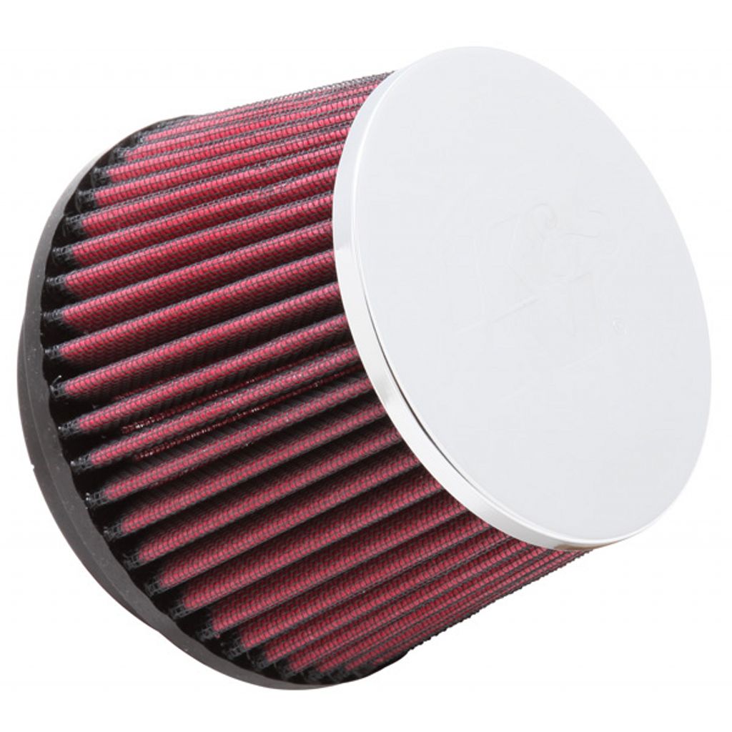 K&N RC-5057 UNIVERSAL Clamp-On Air Filter 100MM FLG; 139MM B, 114MM T, 95MM H Photo-0 
