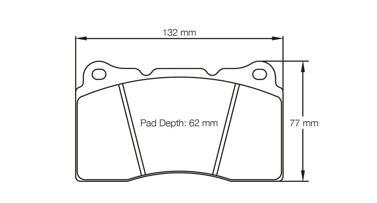 PAGID 2487-RSL1 Front brake pads RSL1 SUBARU STI, MITSUBISHI EVO, MEGANE RS / AUDI RS3 Sportback [8PA] Photo-0 