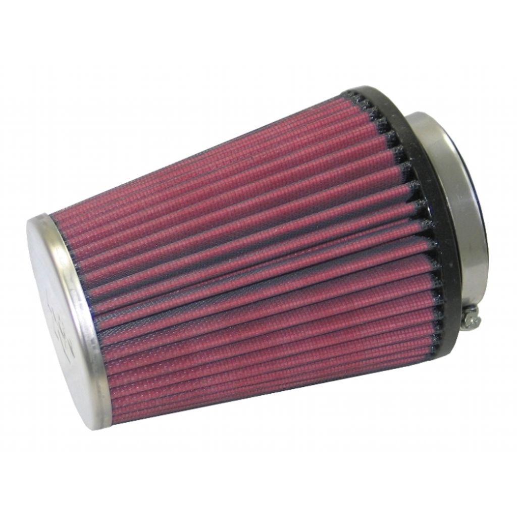 K&N RC-9360 UNIVERSAL Clamp-On Air Filter 64MM FLG ID, 118MM B OD, 89MM T OD, 151MM H Photo-0 