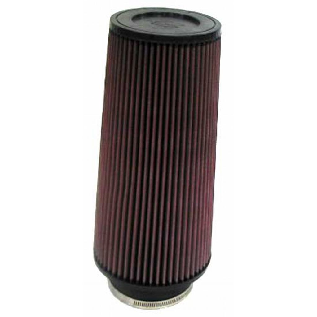 K&N RE-0860 UNIVERSAL Clamp-On Air Filter 4"FLG, 6"OD-B, 4-5/8"OD-T, 12"H Photo-0 