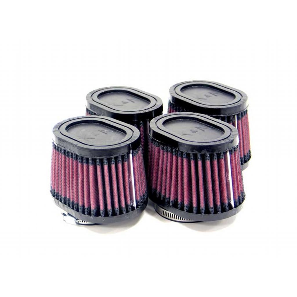K&N RU-0984 UNIVERSAL Clamp-On Air Filter 2-1/8"FLG 3 X 4 TPR/OVL (4 PER BOX) Photo-0 