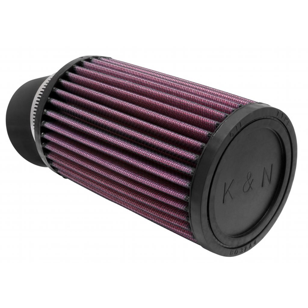 K&N RU-1770 UNIVERSAL Clamp-On Air Filter 2-7/16"20 DEG FLG, 3-3/4"OD, 6"H Photo-0 