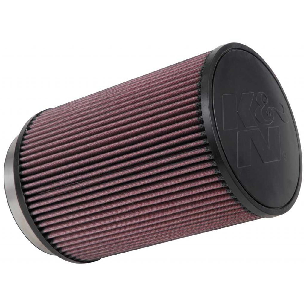 K&N RU-3020 UNIVERSAL Clamp-On Air Filter 5"FLG, 6-1/2"OD, 9"H Photo-0 