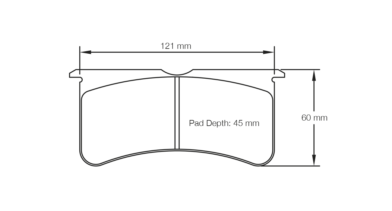 PAGID 2555-RST3 Front brake pads RST3 FORD Fiesta R2 Tarmac Rally Spec 2015 / Wilwood Superlite Photo-0 