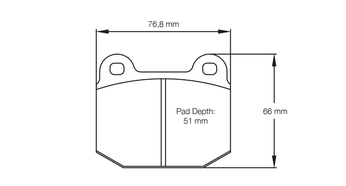 PAGID 2593-RS14 Front Brake Pads for OPEL Speedster 2.2i 16V Photo-0 