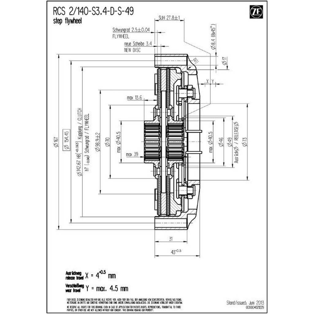 SACHS PERFORMANCE 003072000293 Clutch Housing RCS 140 Photo-1 