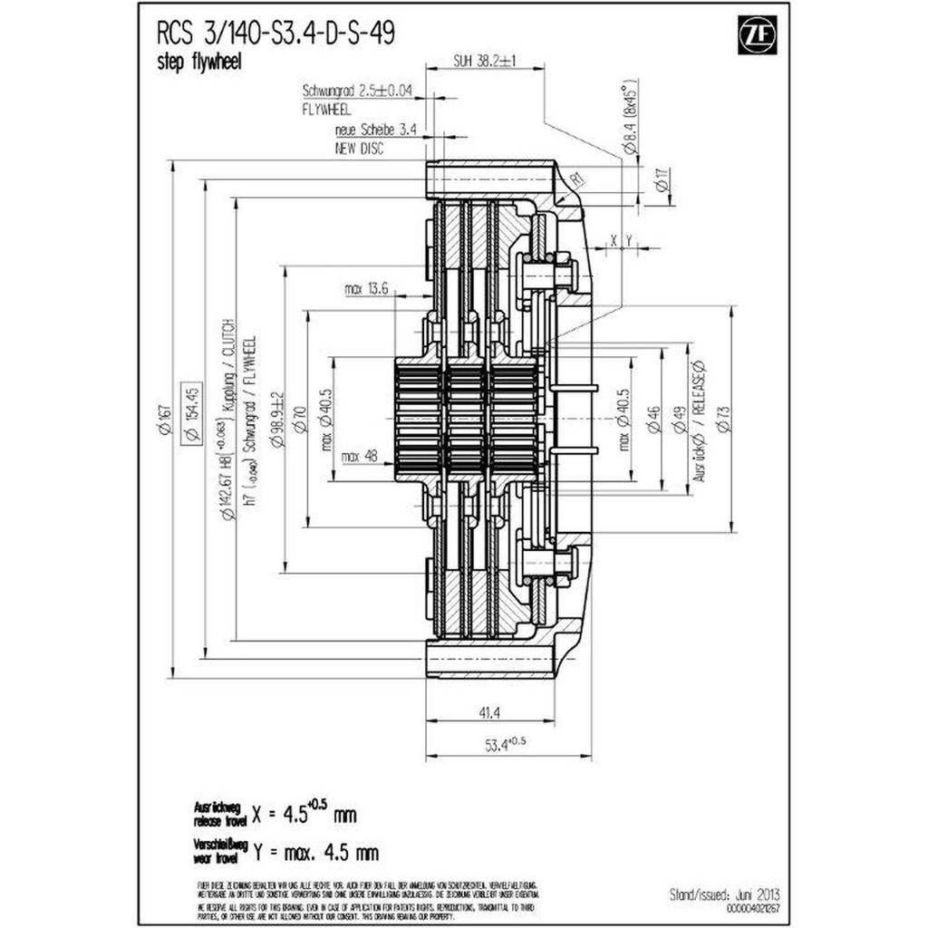 SACHS PERFORMANCE 003072000290 Clutch Housing RCS 140 Photo-1 