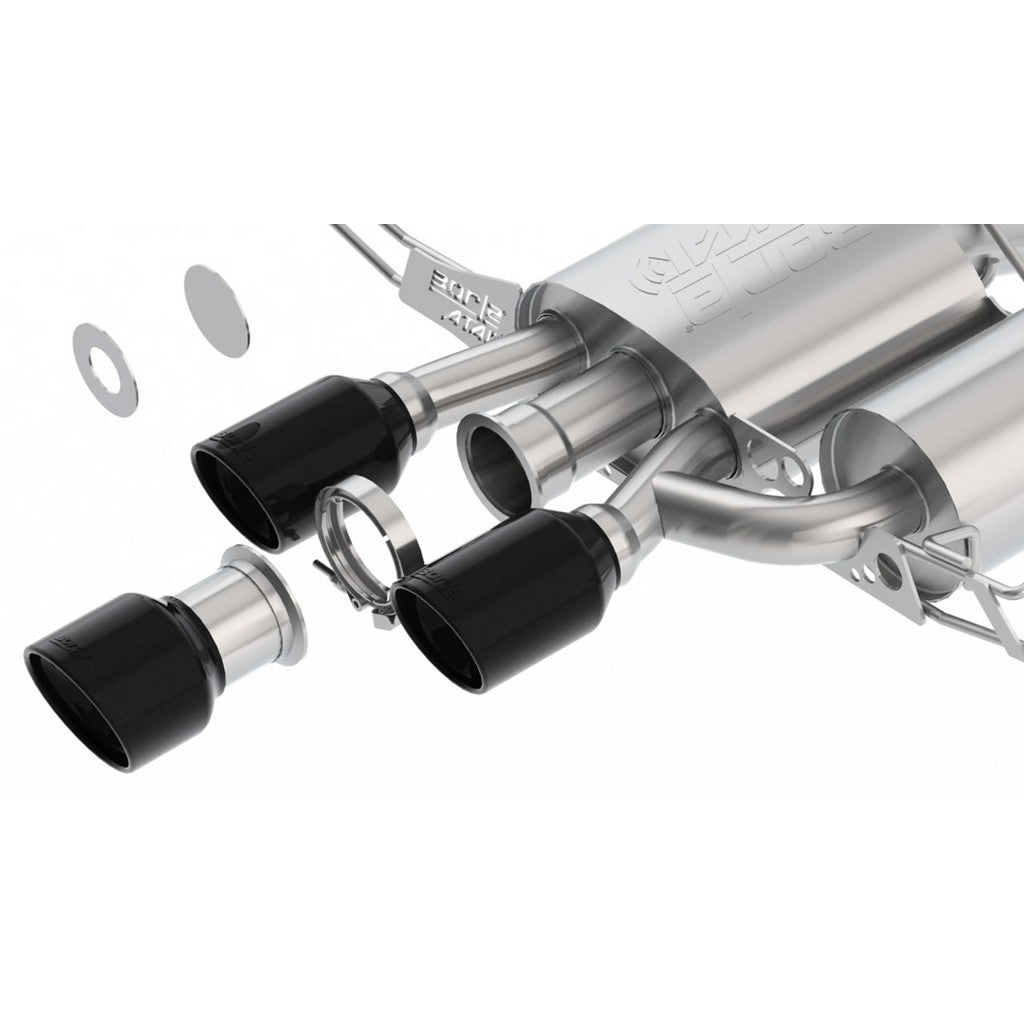 BORLA 140738CB Exhaust system ATAK 2.75" for CIVIC TYPE R '17-'18 2.0L Photo-2 