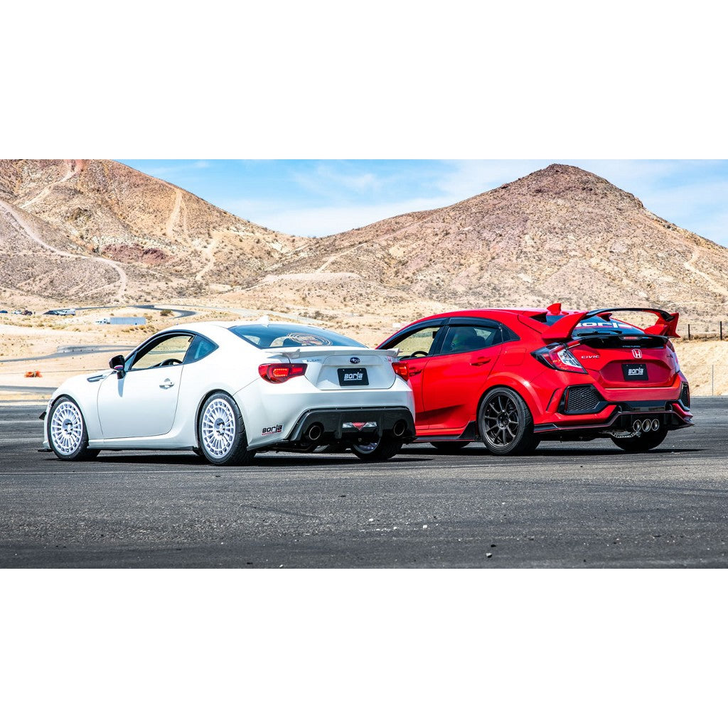 BORLA 140738 Exhaust system ATAK 2.75" for CIVIC TYPE R '17-'18 2.0L Photo-1 