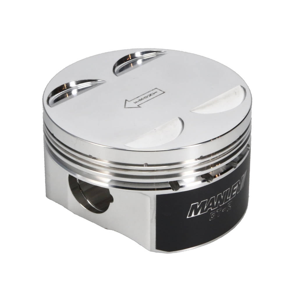 MANLEY 641000CE-6 Piston Set (98.00 mm Bore, 1.350" CH, -2.00 CC) for NISSAN 3.8L VR38DETT Photo-5 