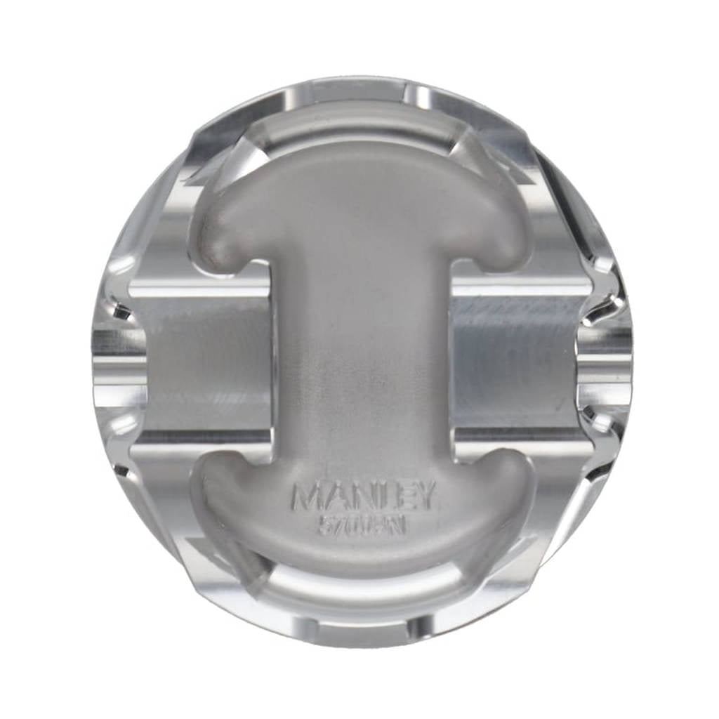 MANLEY 567170CE-8 Piston Set (3.700" Bore, 1.200" CH, -18.00 CC) for FORD 4.6L Modular V8 Photo-6 
