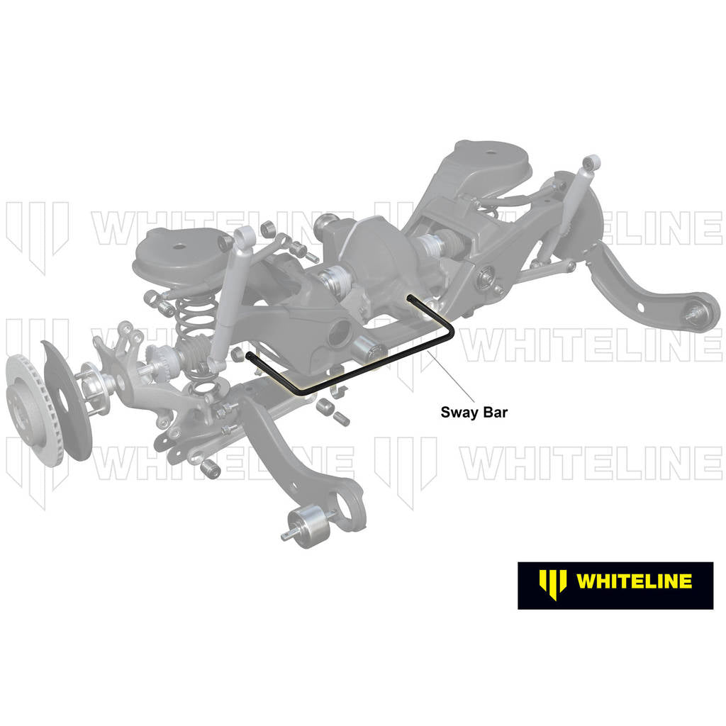 WHITELINE BWR25Z Rear Sway Bar 22mm Heavy Duty Blade Adjustable for Audi S3 RS3/VW Golf Mk7 R 2013-2019 Photo-1 