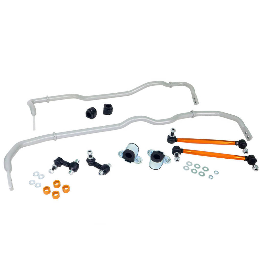 WHITELINE BWK019 Front/Rear Sway Bar Kit for Audi RS3/VW Golf Mk7 R 2013-2019 Photo-0 