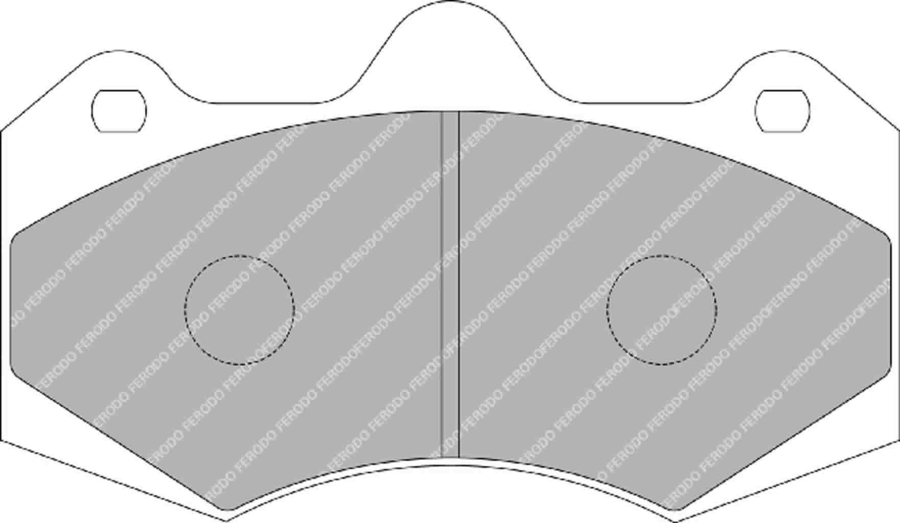 FERODO FRP3084G Front Brake Pads DS3.12 for MCLAREN 570 GT / 570 S / 650 LT / 650 S Photo-0 