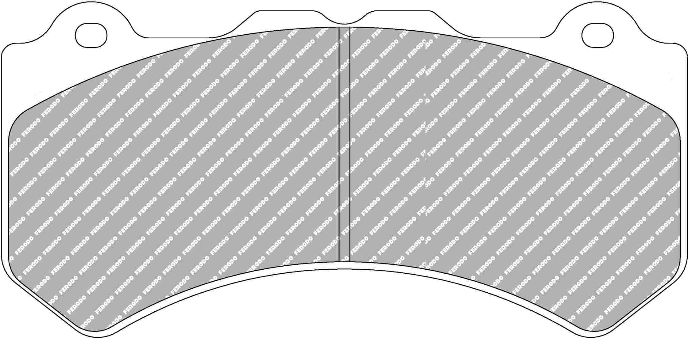 FERODO FRP3106GB Front Brake Pads DS3.12 for NISSAN GT-R (R35) Photo-0 
