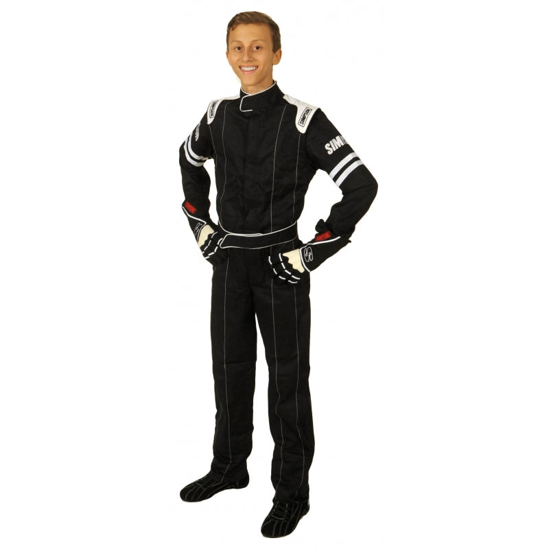 SIMPSON LY22171 Racing suit YOUTH LEGEND II, SFI 3.2A/1, black, size S Photo-0 