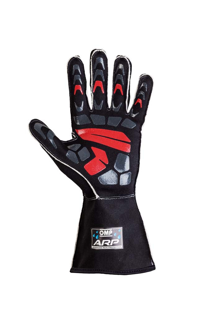 OMP KB0-2745-A01-071-XXL (KK02745071XXL) Karting gloves Advanced RainProof (ARP), black, size XXL Photo-1 