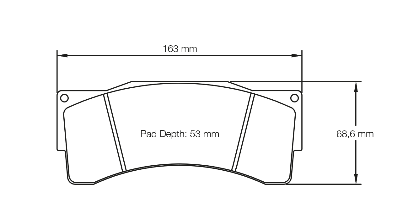 PAGID 2688-RSL29 Front brake pads RSL29 for BMW M235i Racing/M240i Racing (AP calipers) Photo-0 