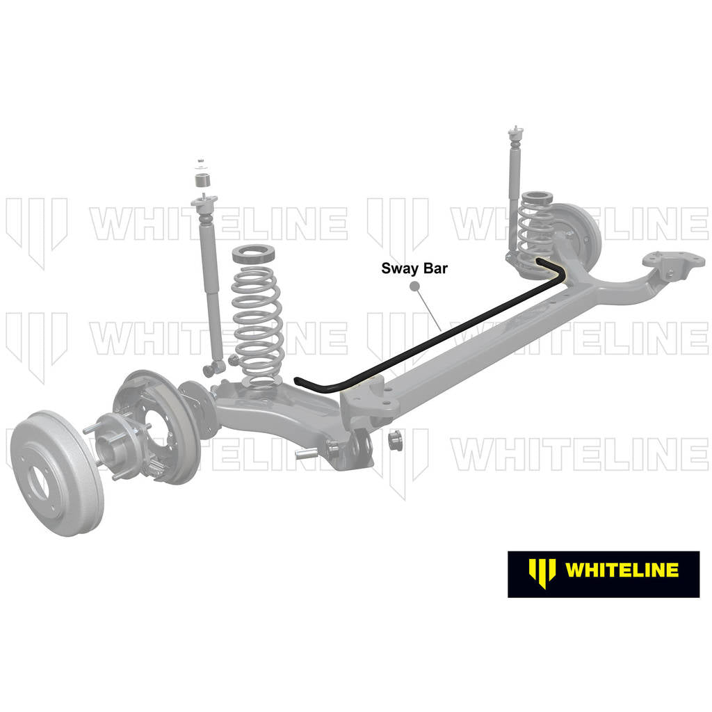 WHITELINE BRR13Z Rear Anti Roll Bar - 18mm 2 Point Adjustable for Renault Megane III X32 Photo-1 