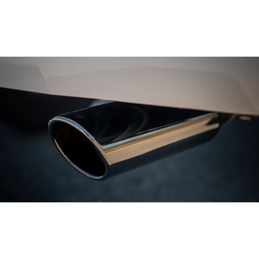 BORLA 140638BC Exhaust system TOYOTA TUNDRA 2014+ 4.6L / 5.7L TIP 4" RD X 14" BLACK CHROME Photo-2 