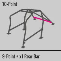 CUSCO 1C6 270 W10 Roll Cage SAFETY 21 Works type (10 point, 2 passenger, Escape Dash) for TOYOTA Yaris (MXPA10) 2020- Photo-0 