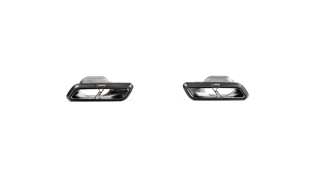 AKRAPOVIC TP-CT/46/M Tail pipe set (Carbon) - Matte MERCEDES-AMG E 63/E 63 S (W213) 2017-2019 ECE Type Approval Photo-1 