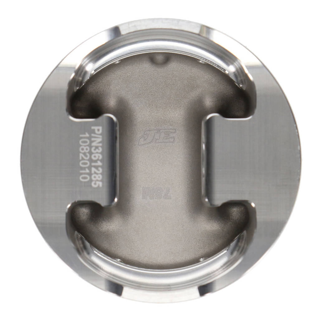 JE 361285 Piston Kit (77.00 mm Bore, 1.099 in. CH, -8.20 CC) for HYUNDAI 1.6L Gamma Turbo GDI Engine Photo-2 