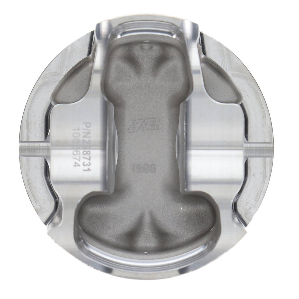 JE 166035S Piston Single (87.00 mm Bore, 1.220 in. CH, 9.80 CC) for HONDA H Series Engine Photo-2 