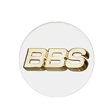 BBS P5624182 Emblem Ø56 silver, gold lettering Photo-0 