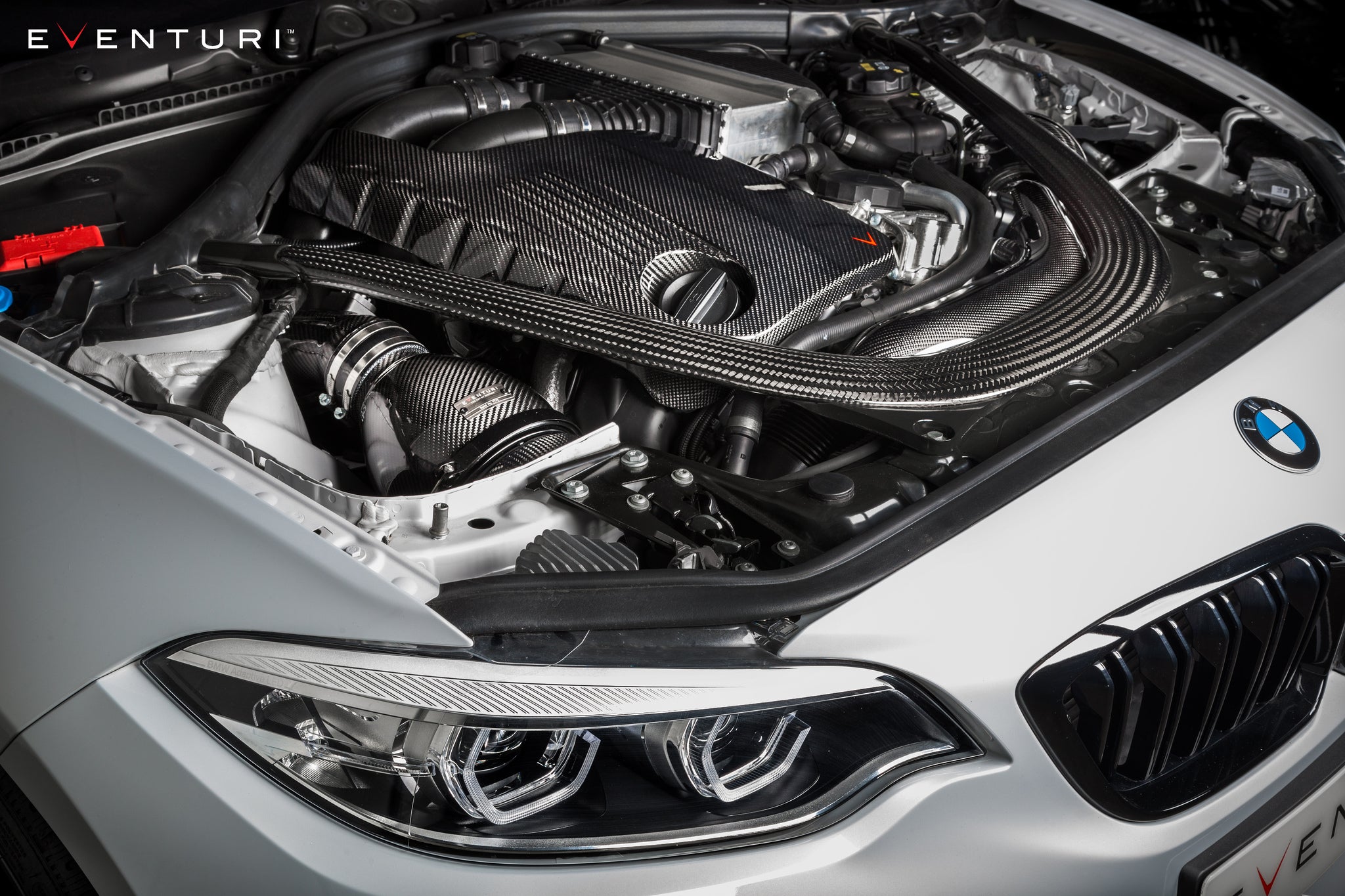 EVENTURI EVE-M2C-CF-INT Intake System BMW F87 M2 Competition (carbon fiber) Photo-3 