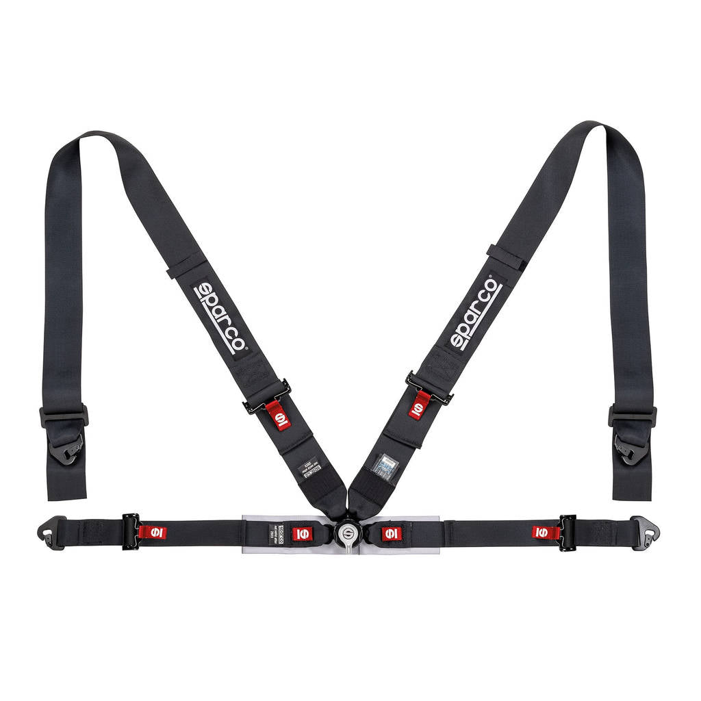 SPARCO 04716M1NR Harness belts SPORT H-4, 4 points, FIA 8854-1998, 3+2", black Photo-0 