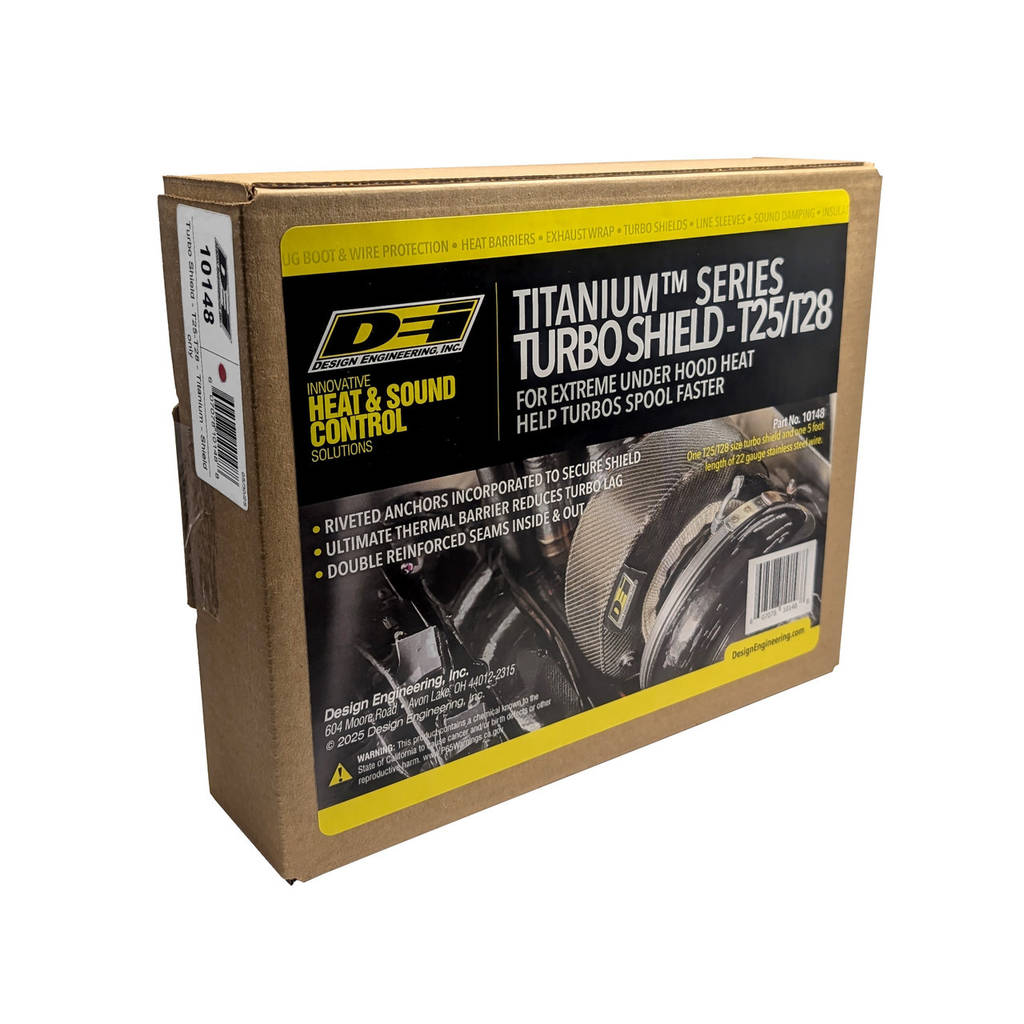DEI 10148 Turbo Shield T25/T28 Titanium (Shield Only) Photo-1 