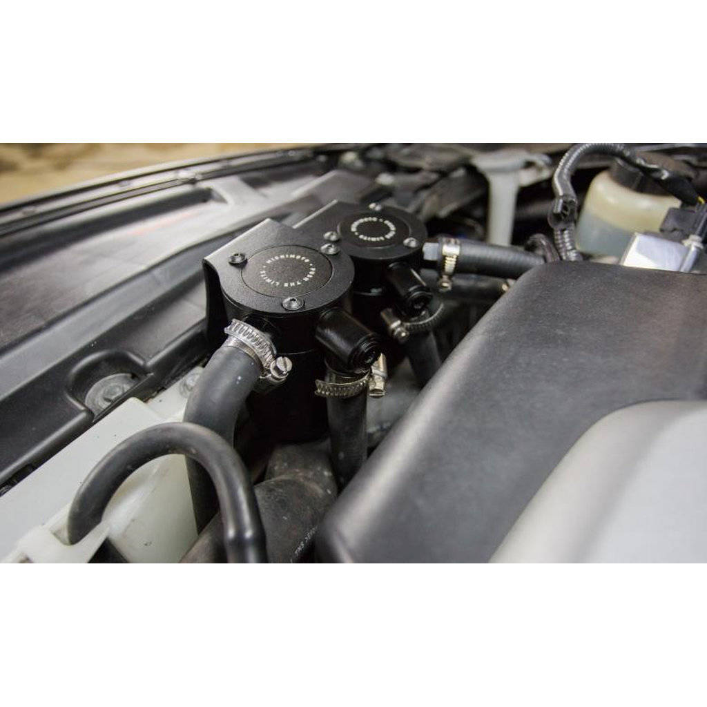 MISHIMOTO MMBCC-370Z-09PBE NISSAN 370Z Baffled Oil Catch Can system, 2009+ Photo-9 