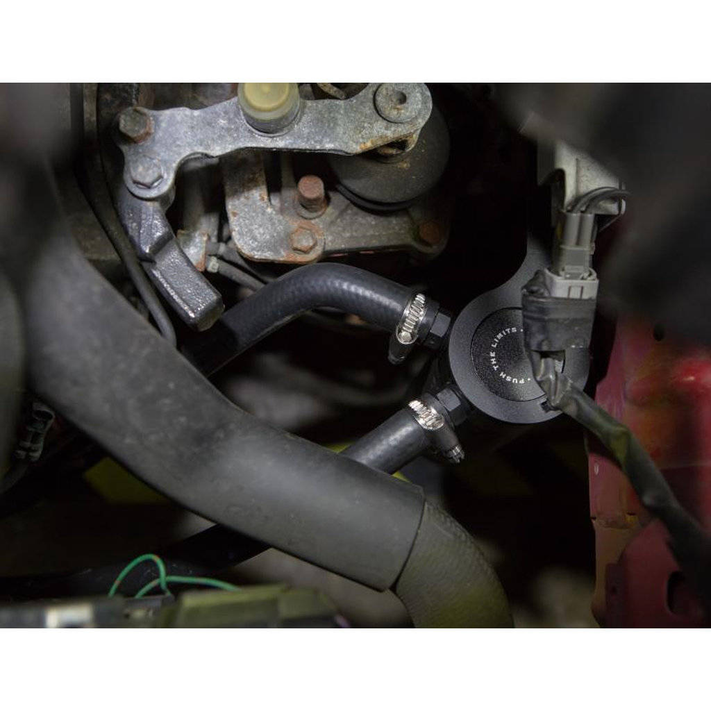 MISHIMOTO MMBCC-MS3-07PBE2 MAZDA MAZDAspeed3 Baffled Oil Catch Can, PCV Side, 2007 - 2013 Photo-7 
